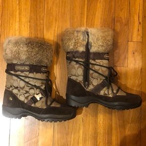 Coach snow boots